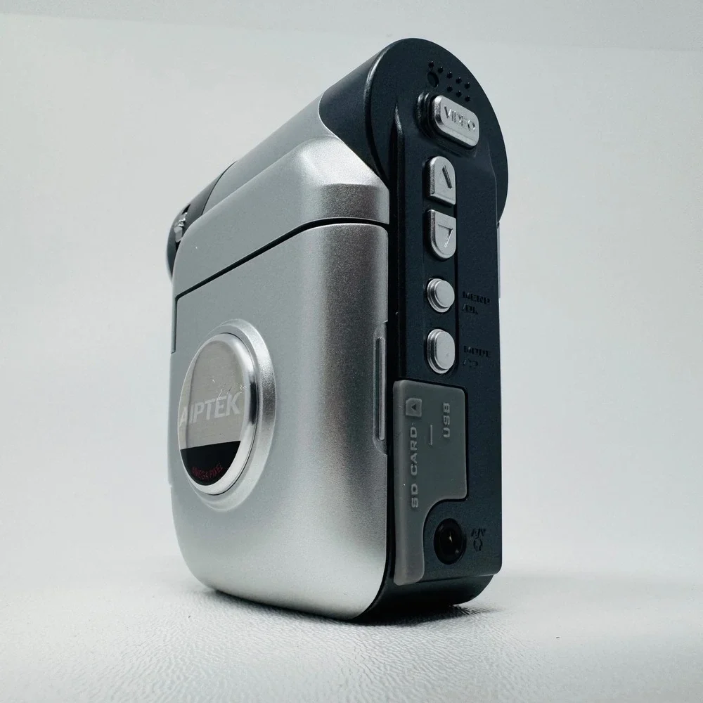 Aiptek DZO-V5T Digital Camcorder 5MP Silver Handheld Video Camera AA Battery